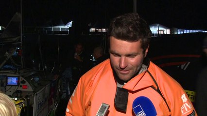 Roscoff : interviews à chaud, à l'arrivée au pontons (#1)