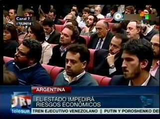 Gobierno argentino impedirá riesgos económicos