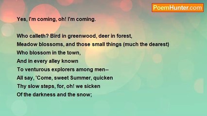 Bessie Rayner Parkes - Summer’s Song