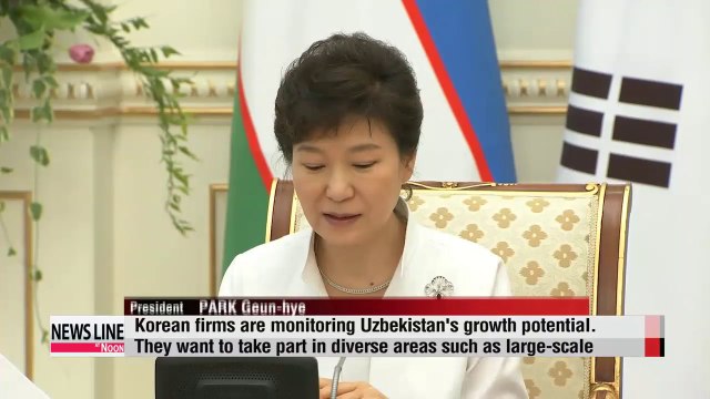 Leaders of Korea, Uzbekistan agree to expand economic cooperation