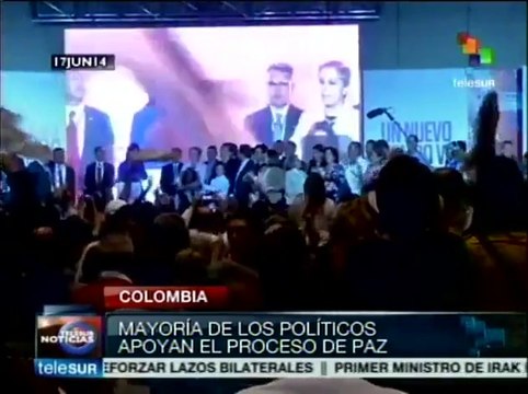 Continúa puja política en Colombia pese a reelección de Santos