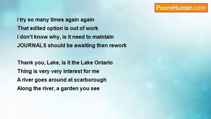 hormish woo - Thank You, Lake, Is It The Lake Ontario