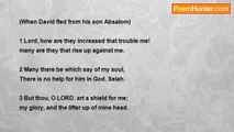 King David of Israel - Psalm   3: Salvation Belongeth Unto The LORD