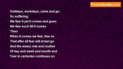 Emmanuel George Cefai - Holidays, Workdays, Came And Go