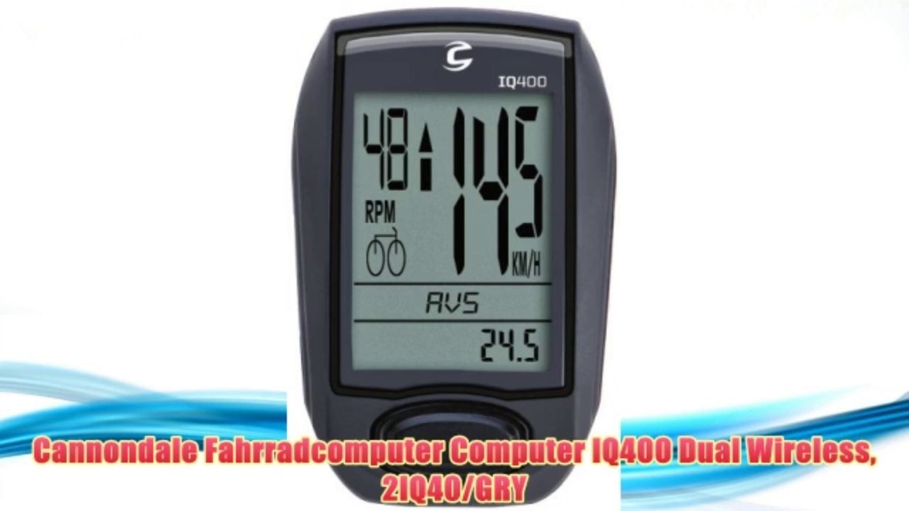 Cannondale Fahrradcomputer Computer IQ400 Dual Wireless 2IQ40 zum kaufen,"