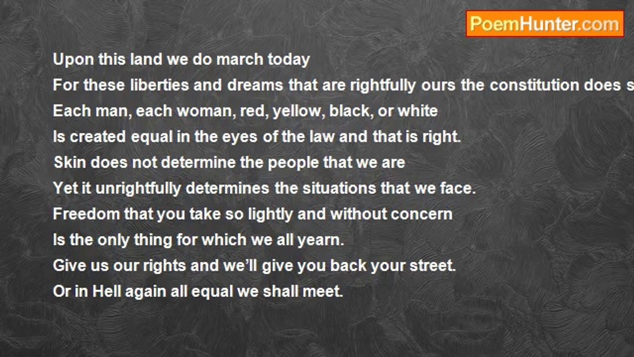 Chelsey M Smith - Civil Rights March