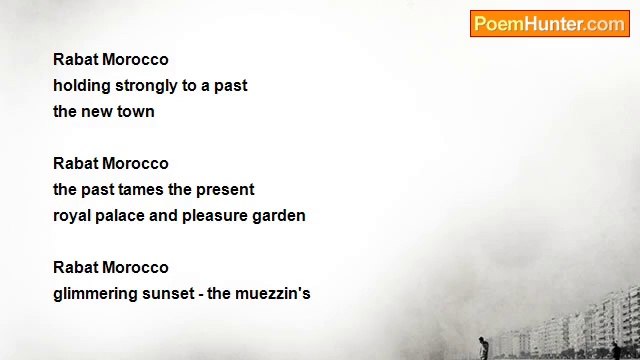 john tiong chunghoo - Unesco Heritage Site Haiku - Rabat, Morocco