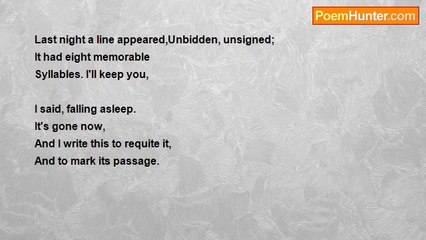 Arvind Krishna Mehrotra - Inscription