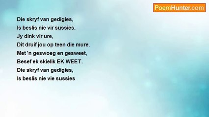 johan van der merwe - gedigies