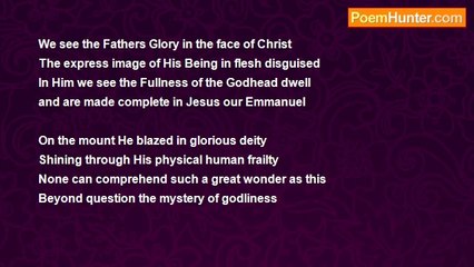 Roy Allen - Today... 'The Express Image of the Person of God