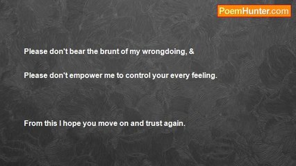 Suraj Samtani - Unregretful Apology