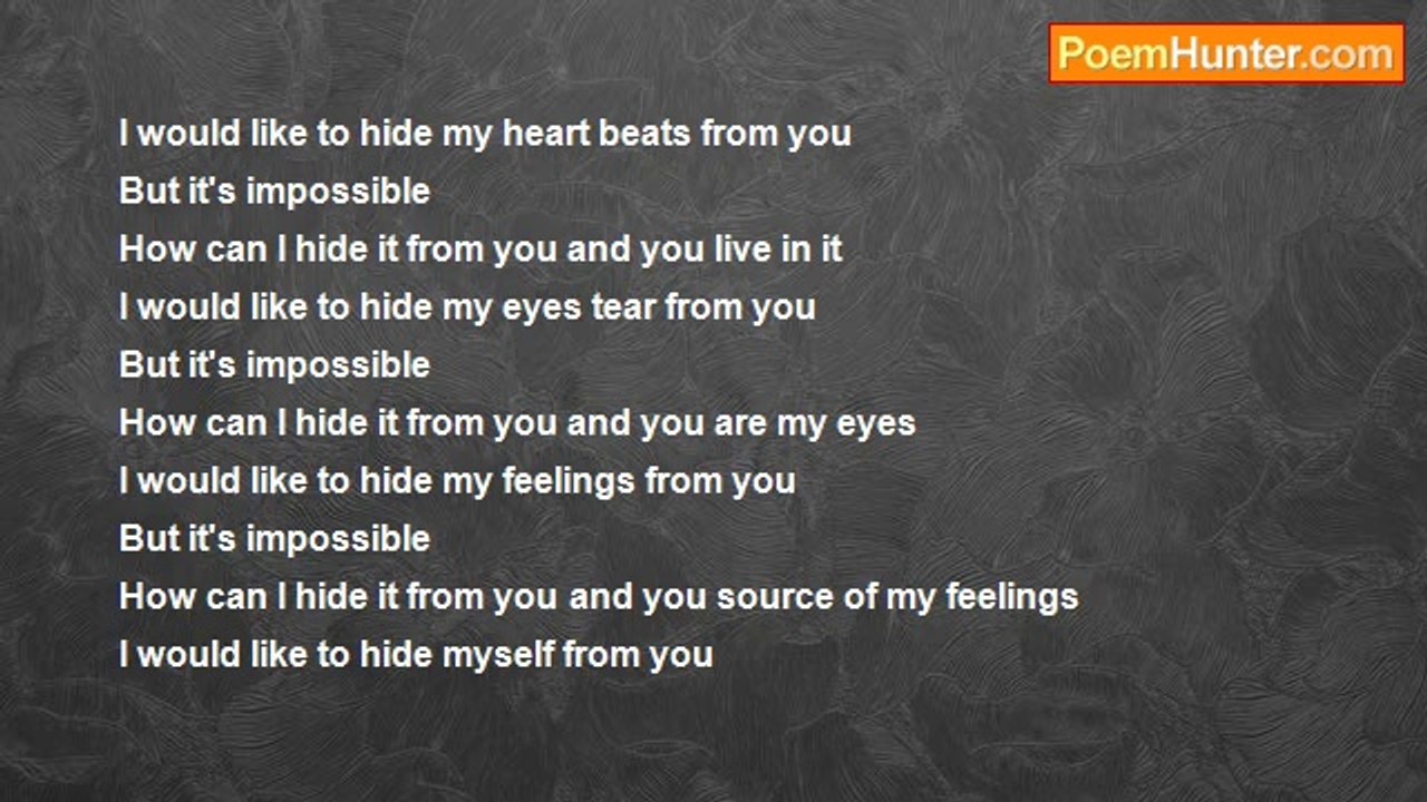 Mohammed AlBalushi - How can i hide