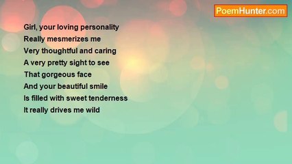 Ronell Warren Alman - Girl, Your Loving Personality