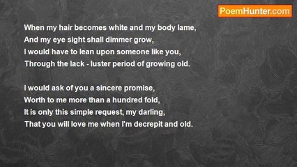 Joseph T. Renaldi - Love Me - When I'm Decrepit and Old