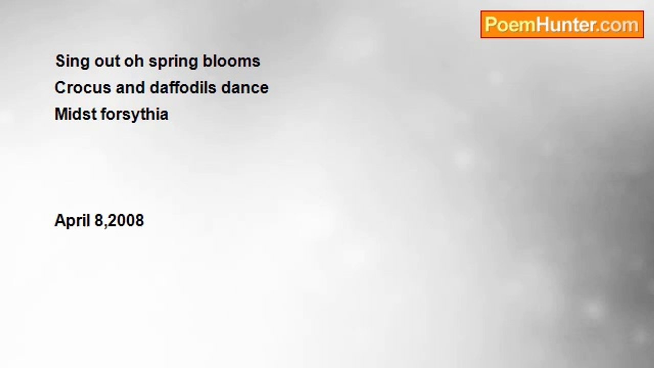 Dorothy (Alves) Holmes - #273 Haiku  Sing Out