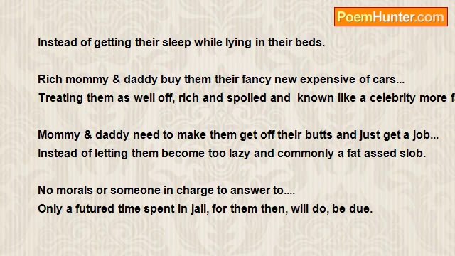 Michael Gale - Street Racin' Teenaged Spoiled Brats R Only Drivin' Themselves Closer To Death.