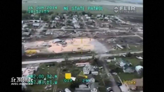 Nebraska : les ravages des tornades vus du ciel