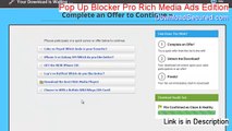 Pop Up Blocker Pro Rich Media Ads Edition Download Free (Instant Download)