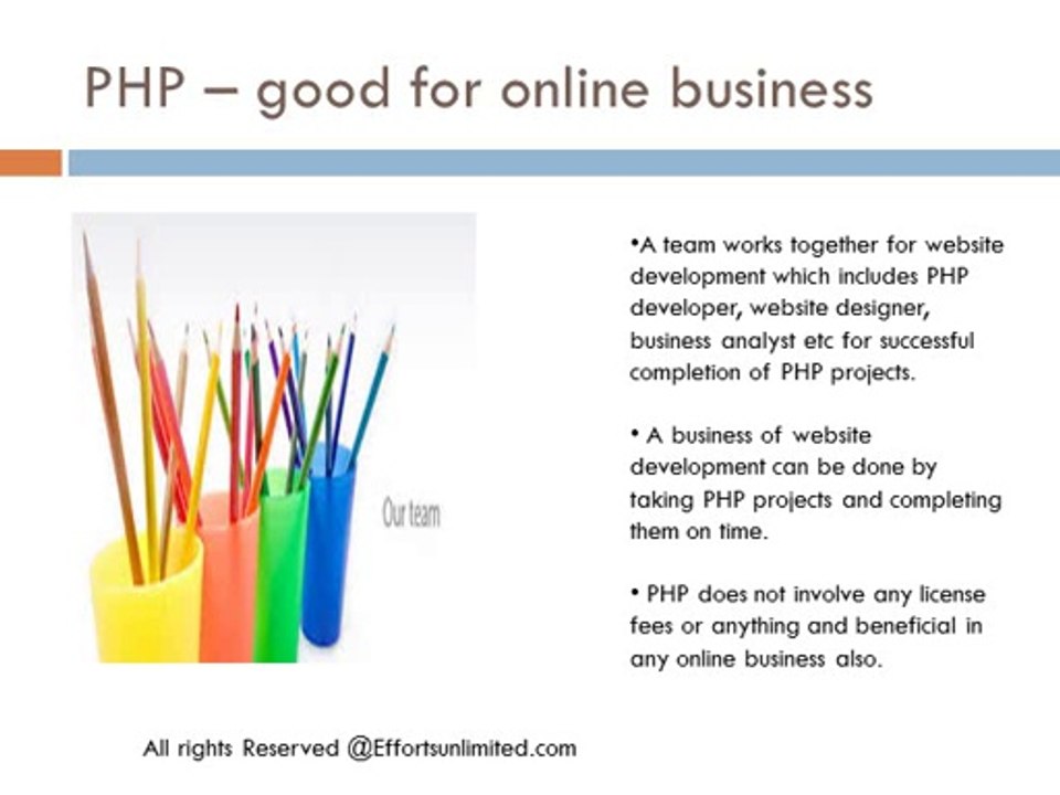 Why PHP is preferred for business development