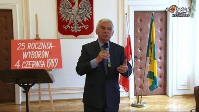 Miejskie obchody 25. rocznicy wolnych wyborów Ostrów Mazowiecka 2014