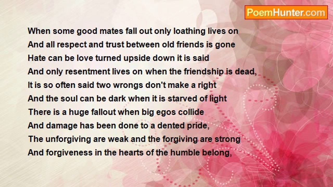 Francis Duggan - When Some Good Mates Fall Out