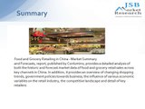 JSB Market Research: Food and Grocery Retailing in China - Market Summary and Forecasts