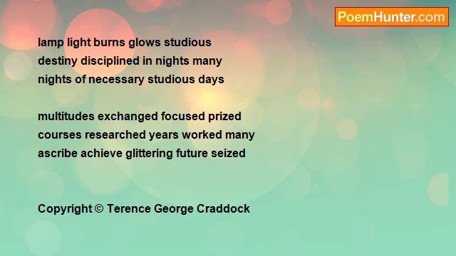 Terence George Craddock (Spectral Images and Images Of Light) - Lamp Light Burns