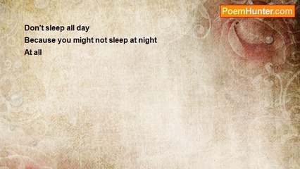 Aldo Kraas - DON'T SLEEP ALL DAY