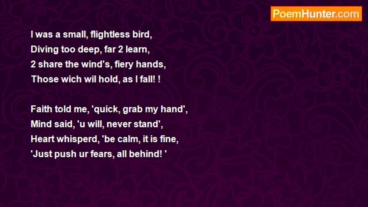 jeswin varghese - A Flightless Bird