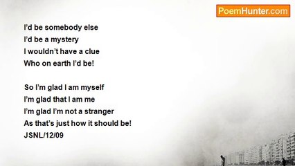 James S Newcomb Lang - I'm me myself and I