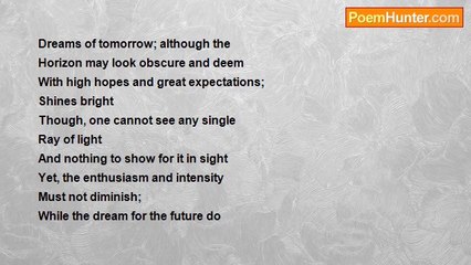 David Oladipupo Olorunshola - Dreams of tomorrow