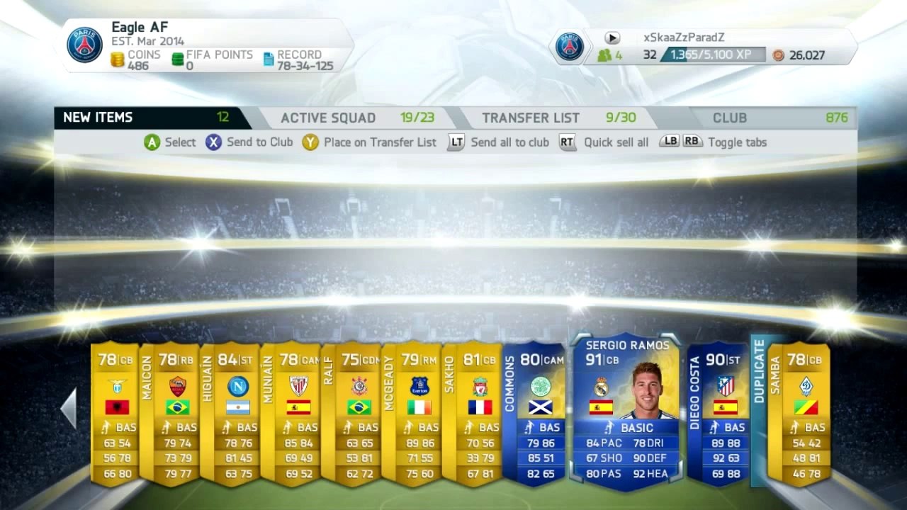 Fut 14 AMAZING PACK ! :O