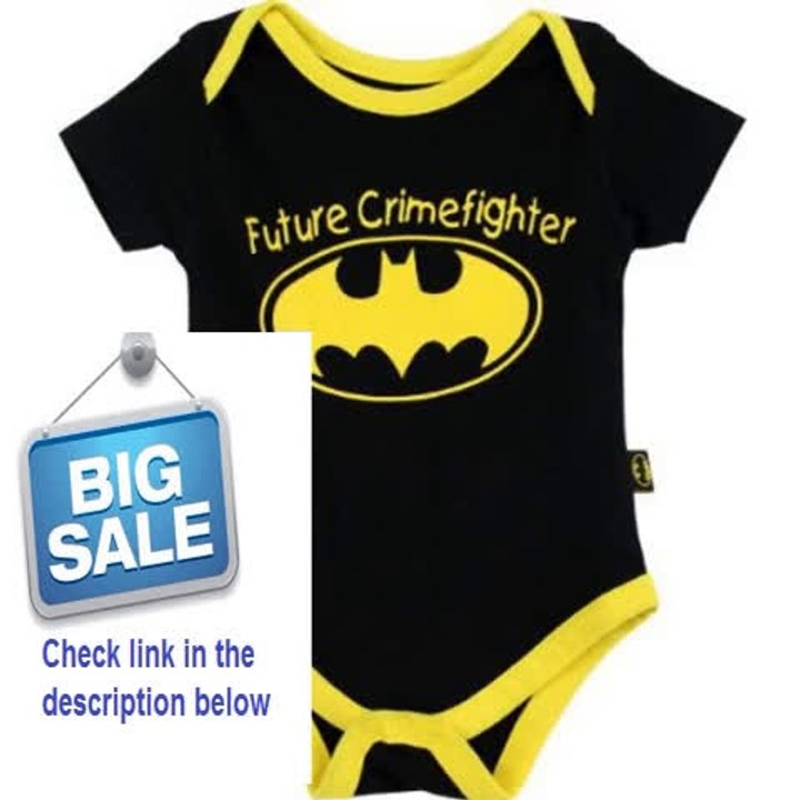 Cheap Deals DC Comics Baby-boys Batman 'Future Crimefighter' Bodysuit Creeper Review