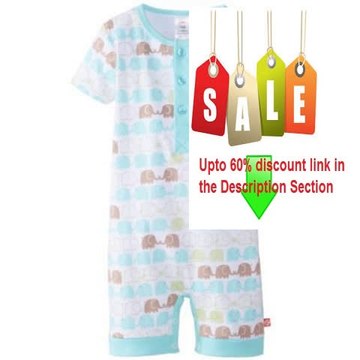 Cheap Deals Zutano Baby-Boys Infant Elephants Henley Bodysuit Review
