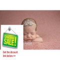Cheap Deals Large Crystal Pearl Tiara Slider Baby Headband, Girl, Toddler, Wedding, Photography Review