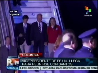 Joe Biden llega a Colombia para visita oficial