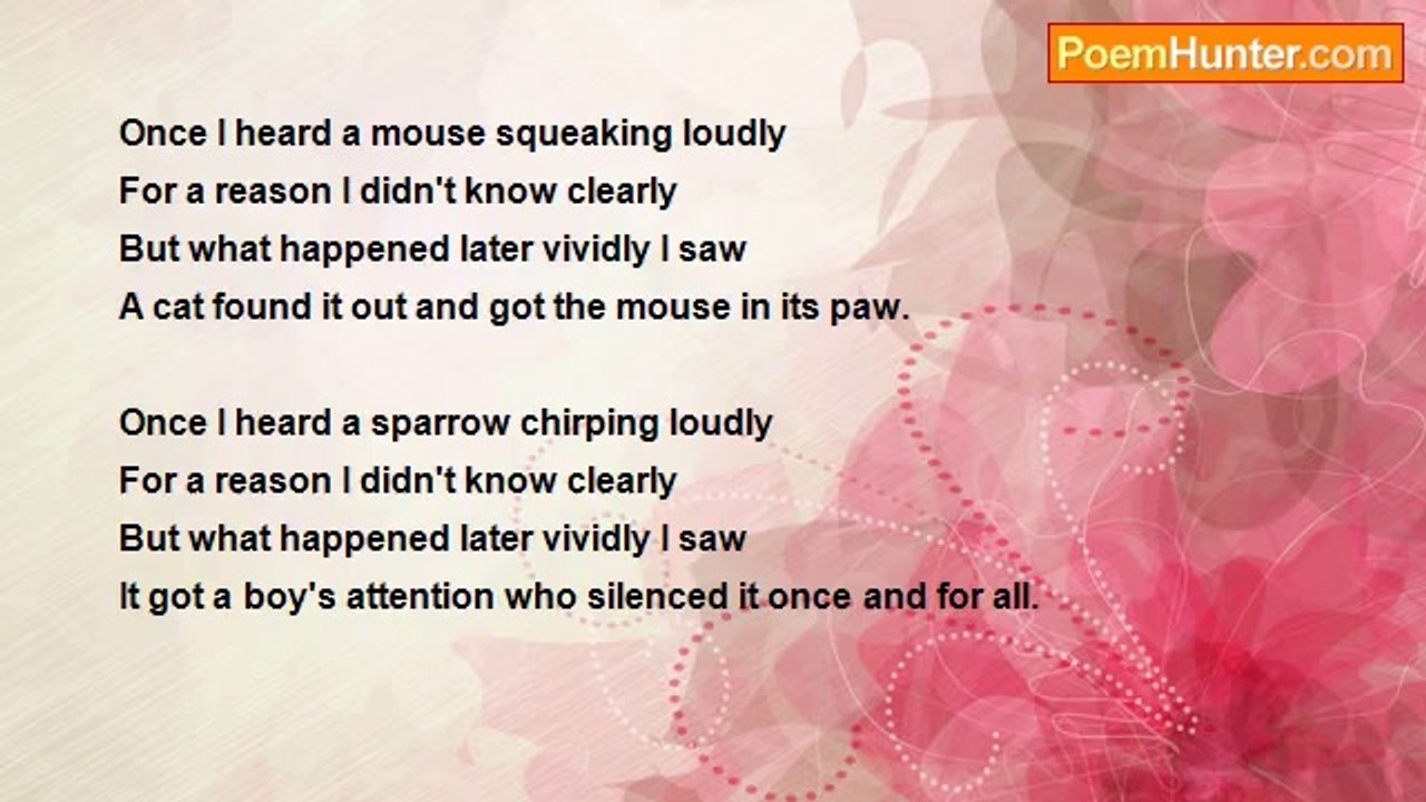 Han Min Ohn - A squeaking mouse and chirping sp...