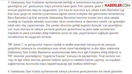 TBF: Kenara Çekilin ve Oyunu Sporculara Bırakın