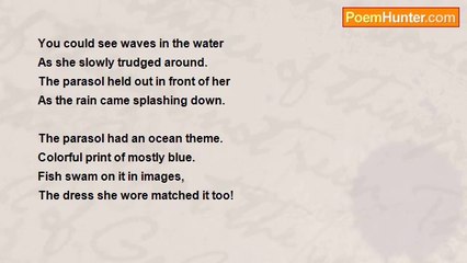 Robert Edgar Burns - Girl With Blue Parasol