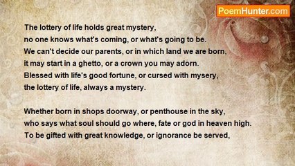 Kevin Moss - The Lottery Of Life