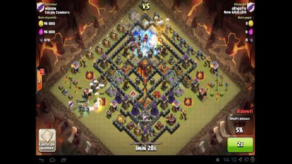 Clash of clans: Guerre de clan vs cocain cowboys (top5 attaques)