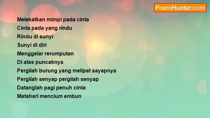 Imam Setiaji Ronoatmojo - Sajak Meditasi: Menengok Susuh Di Atas Pohon (Indonesian)