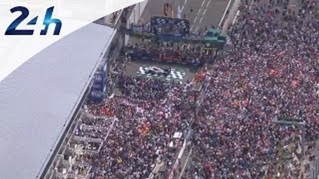 24 Heures du Mans 2014: LM P1 category podium