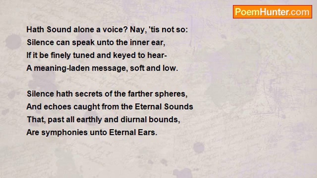 Clark Ashton Smith - The Voice Of Silence