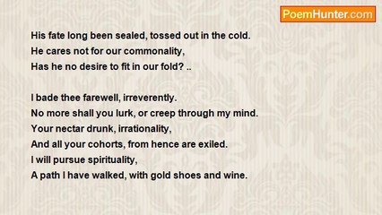 Anthony Joseph Erangey - Farewell