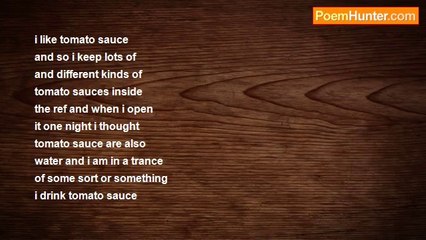 RIC S. BASTASA - i like tomato sauce