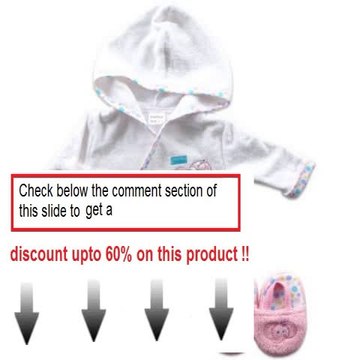 Cheap Deals Luvable Friends Woven Terry Baby Bath Robe with Slippers, Pink Review