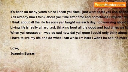 Joaquim Burras - Dear Grandma & Grandpa