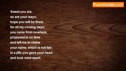 Senthil Kumar B - Sweet You are my love