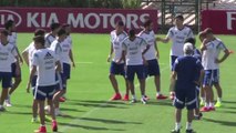 Messi and Argentina train ahead of Iran match
